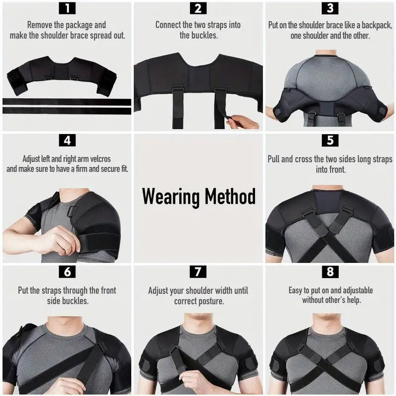 Dual Shoulder Compression Support Wrap