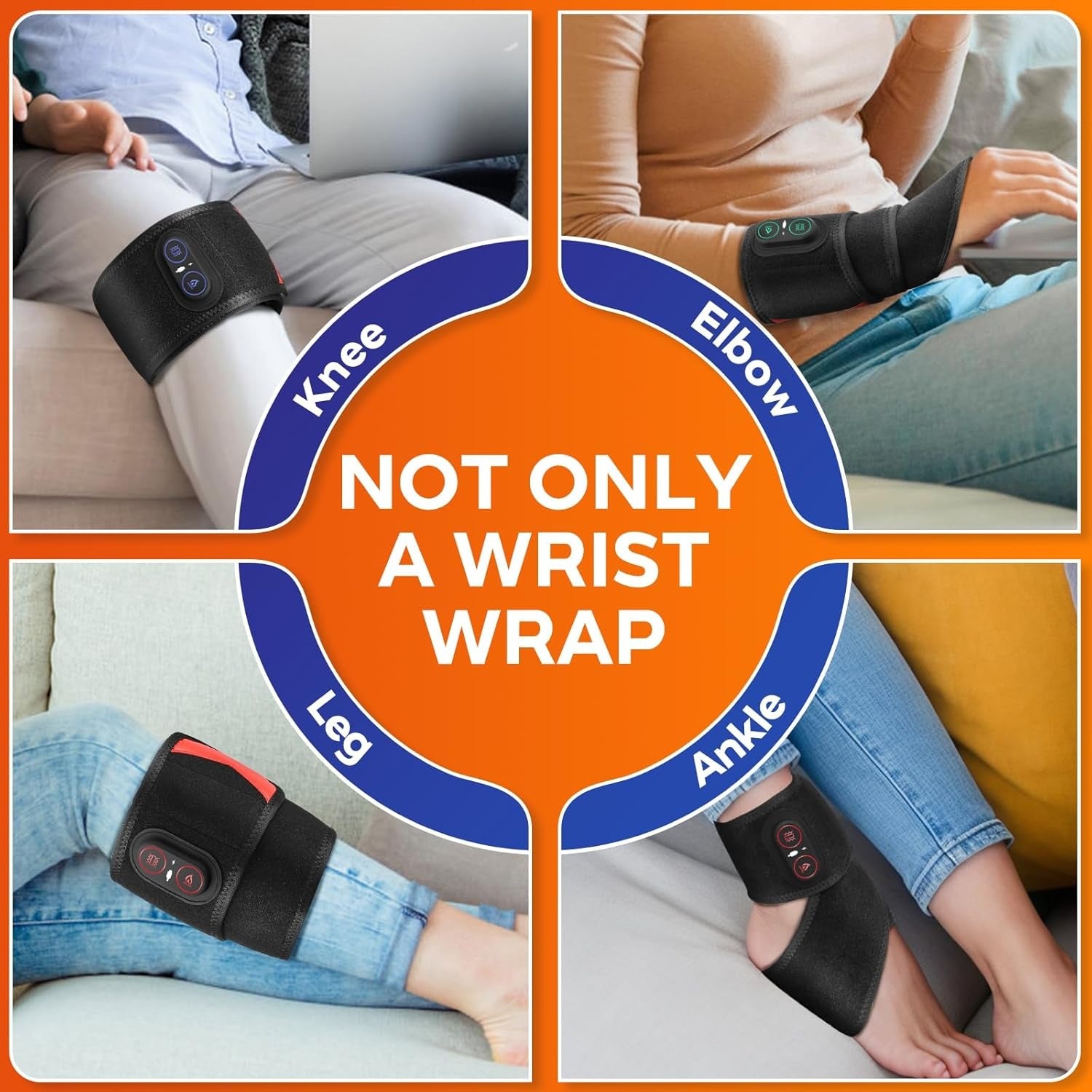 Cordless Multi-Functional Heating Pad Wrap