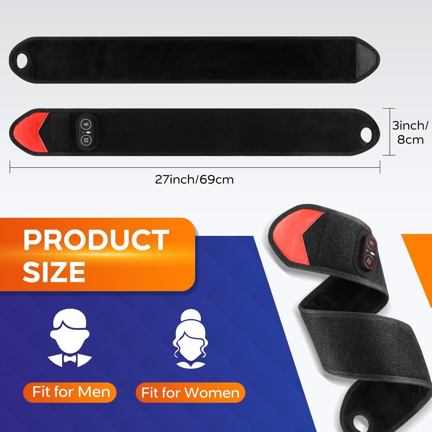 Cordless Multi-Functional Heating Pad Wrap