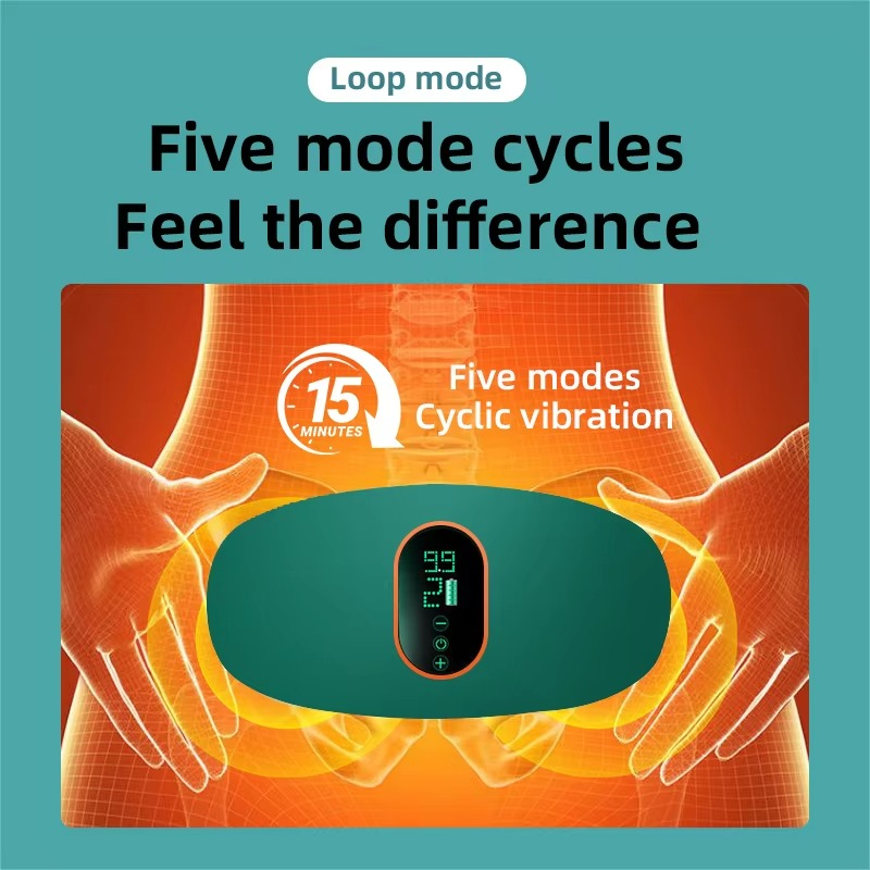 EMS Heated Waist Massage Belt Support