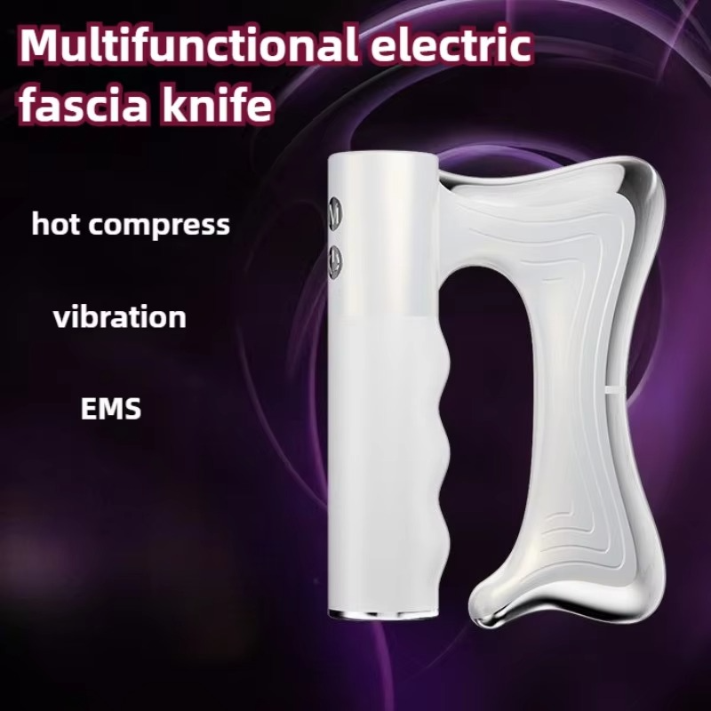 Electric Fascia Massager with Heat & Microcurrent