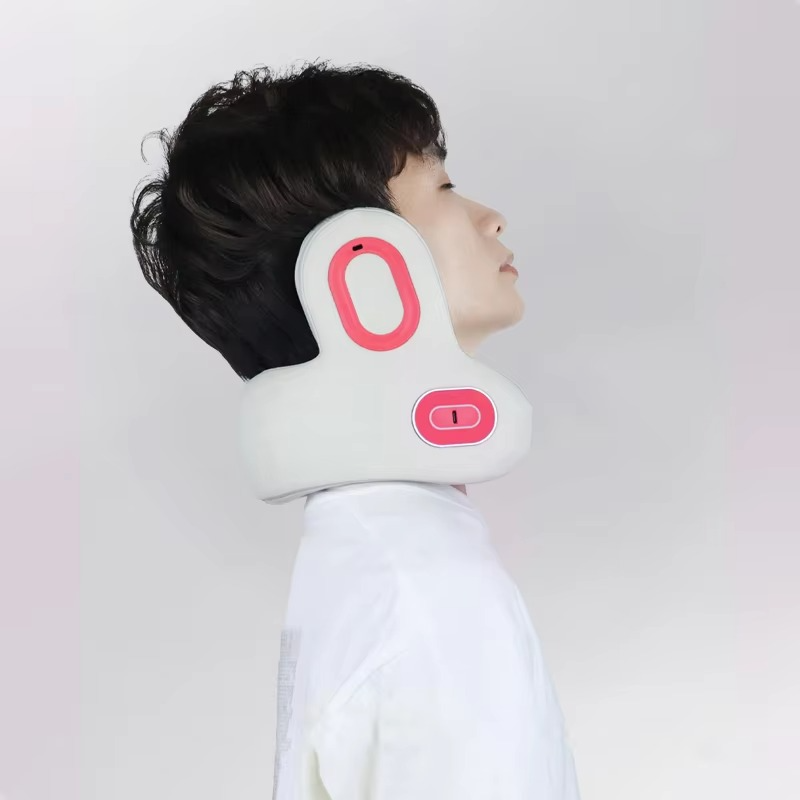 Electric Neck Traction Device with Heat & Support