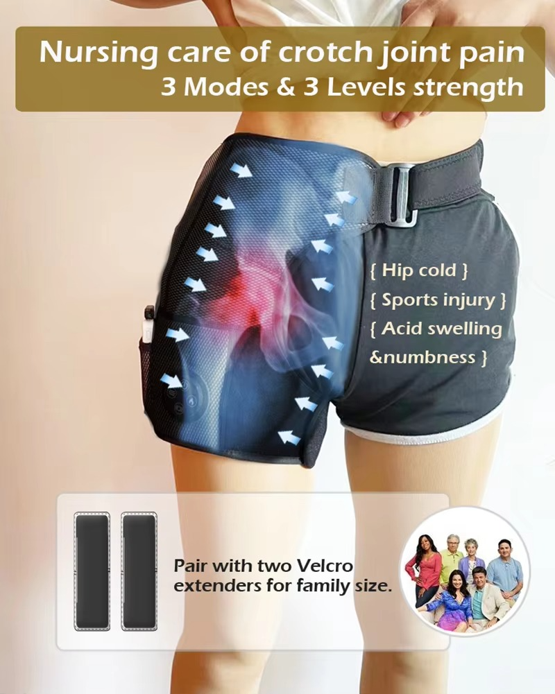 PhysioPress Hip Massager with Heat & Air Compression