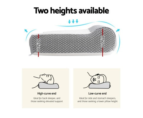 Giselle Contour Pillow Memory Foam