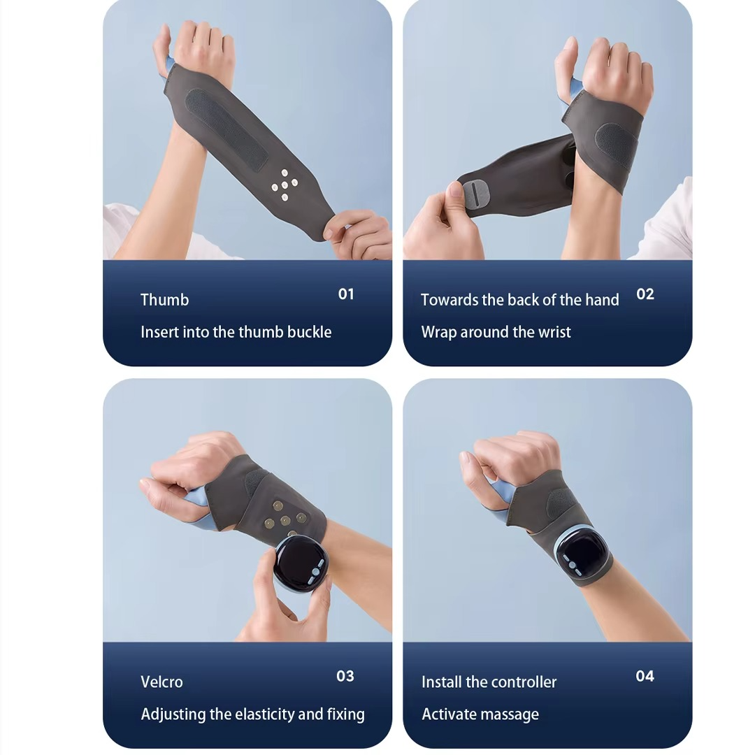 EMS Heating Wrist Brace for Tendon Relief