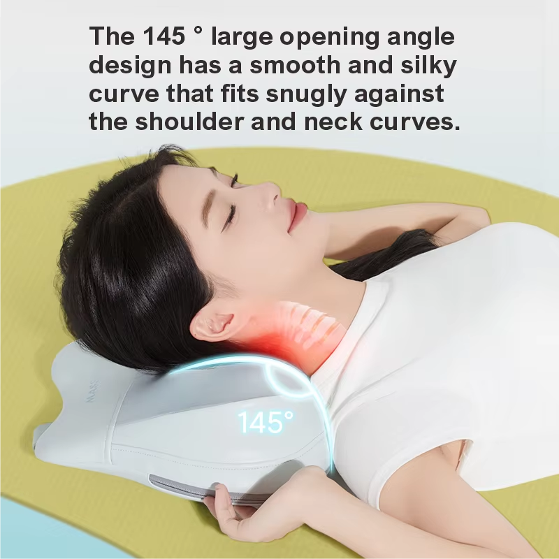 Heated Shiatsu Massage Pillow for Neck, Back & Shoulders