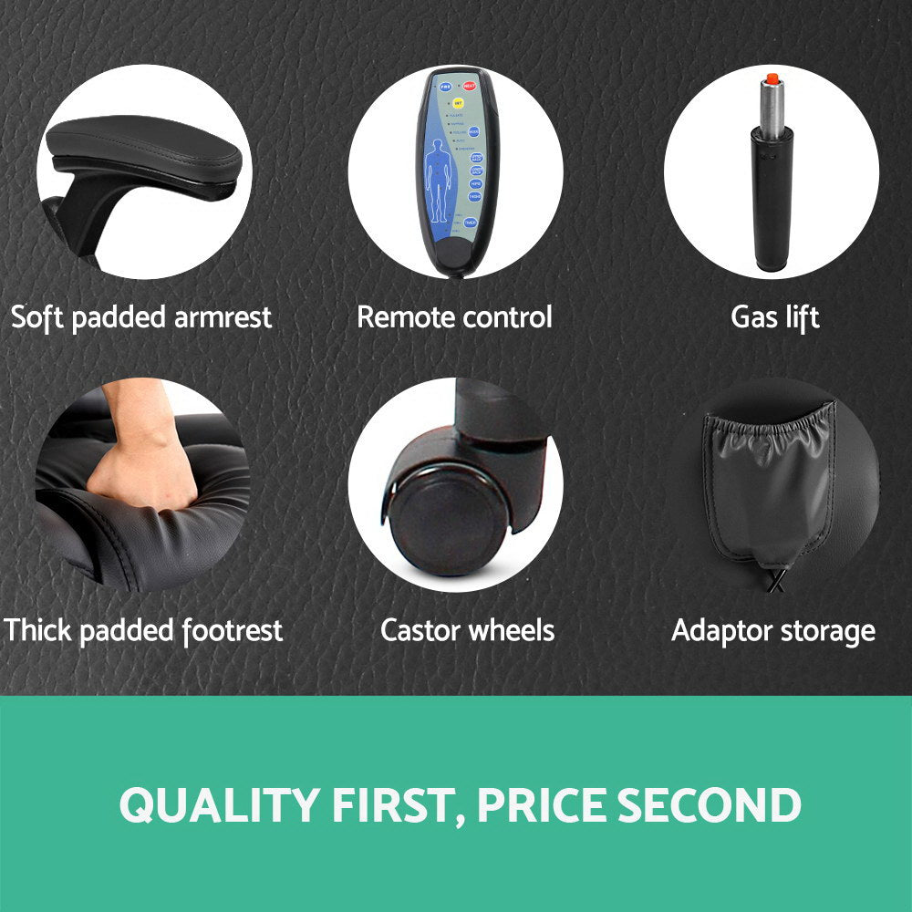 Ulrich Heated Massage Office Chair with 8 Therapeutic Zones