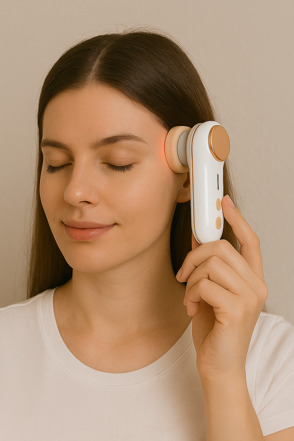 Mini Facial & Head Massager with Heat Therapy