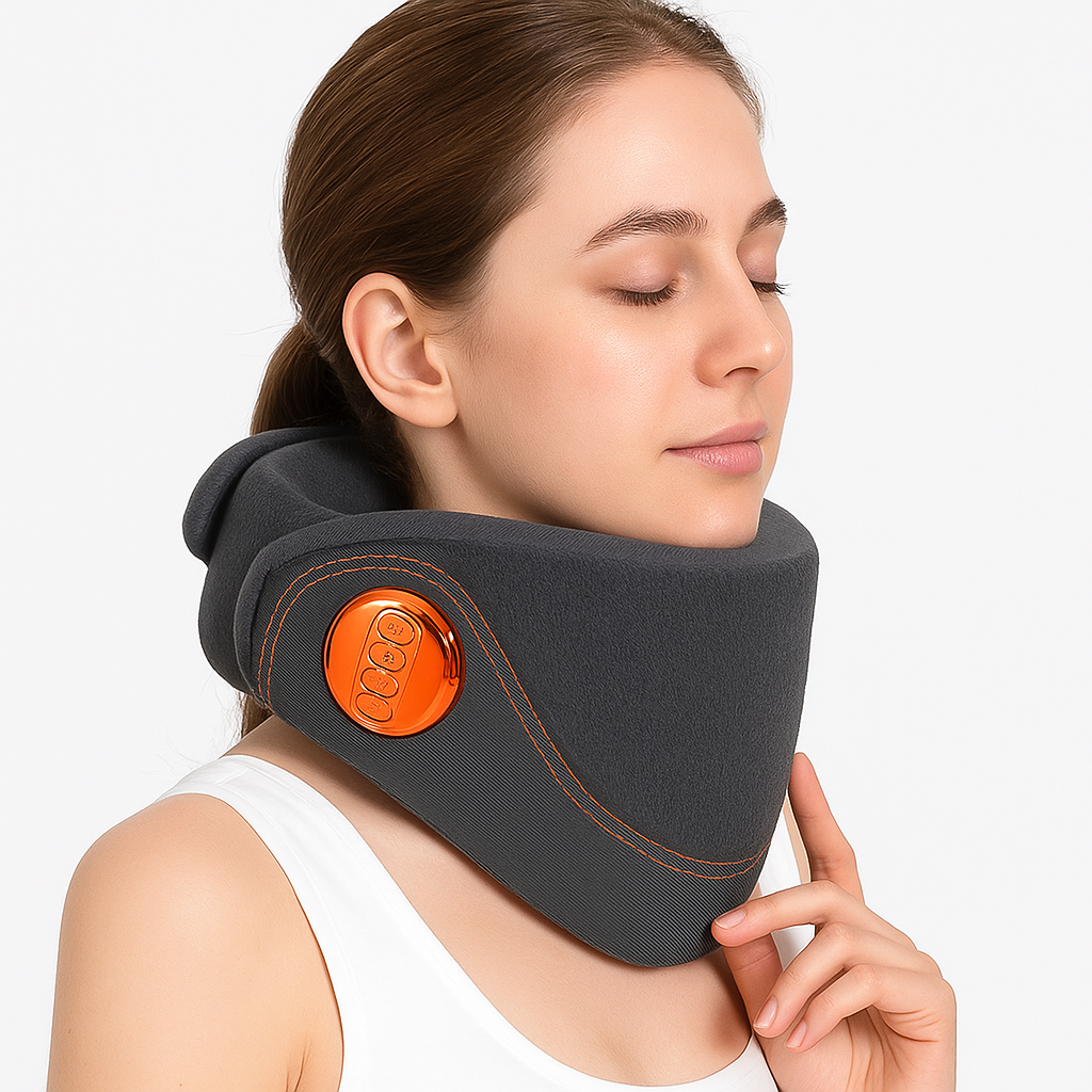 Multi-Mode Cervical Traction Neck Massager with Heat Therapy