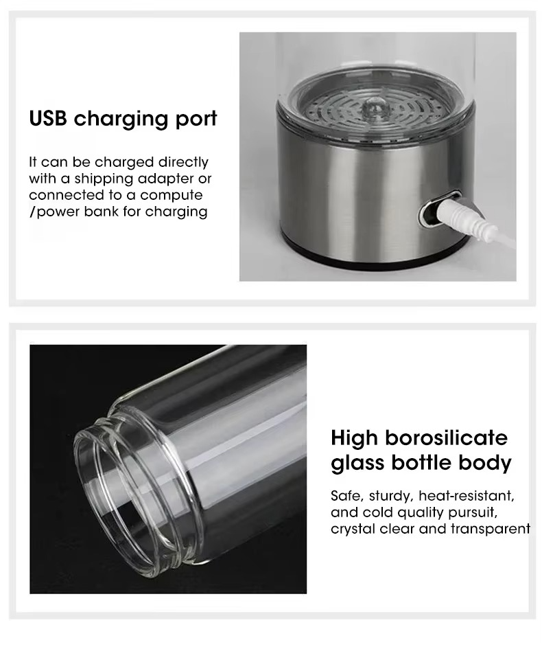 Portable Electrolytic Hydrogen Water Cup