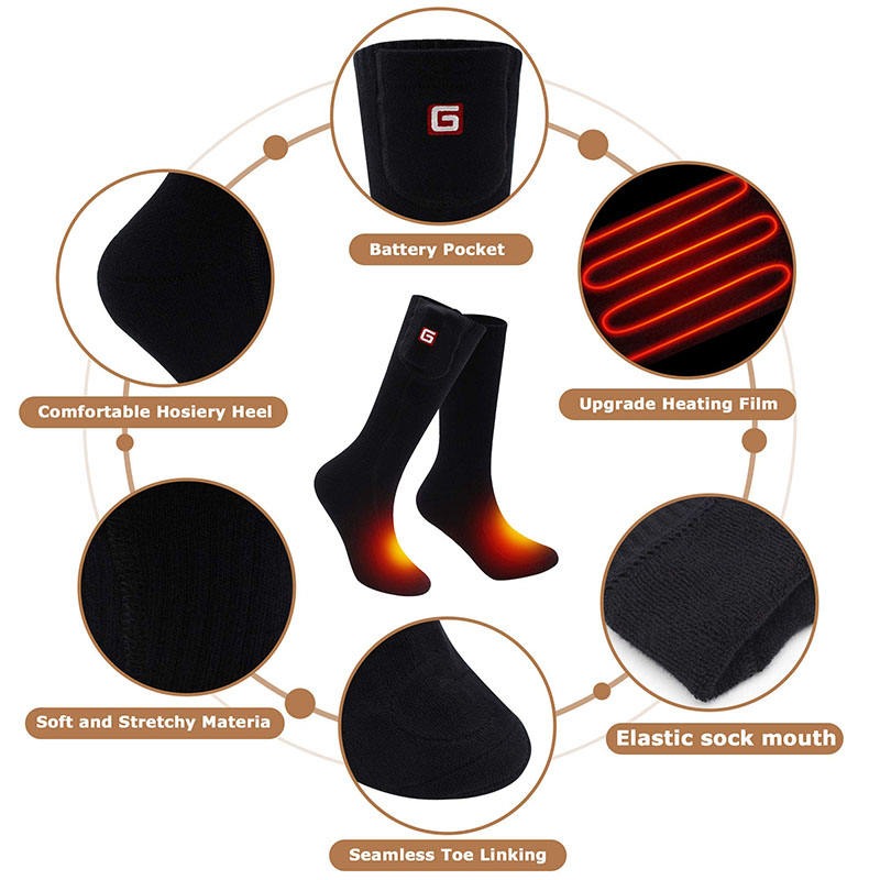 Rechargeable Electric Heated Socks