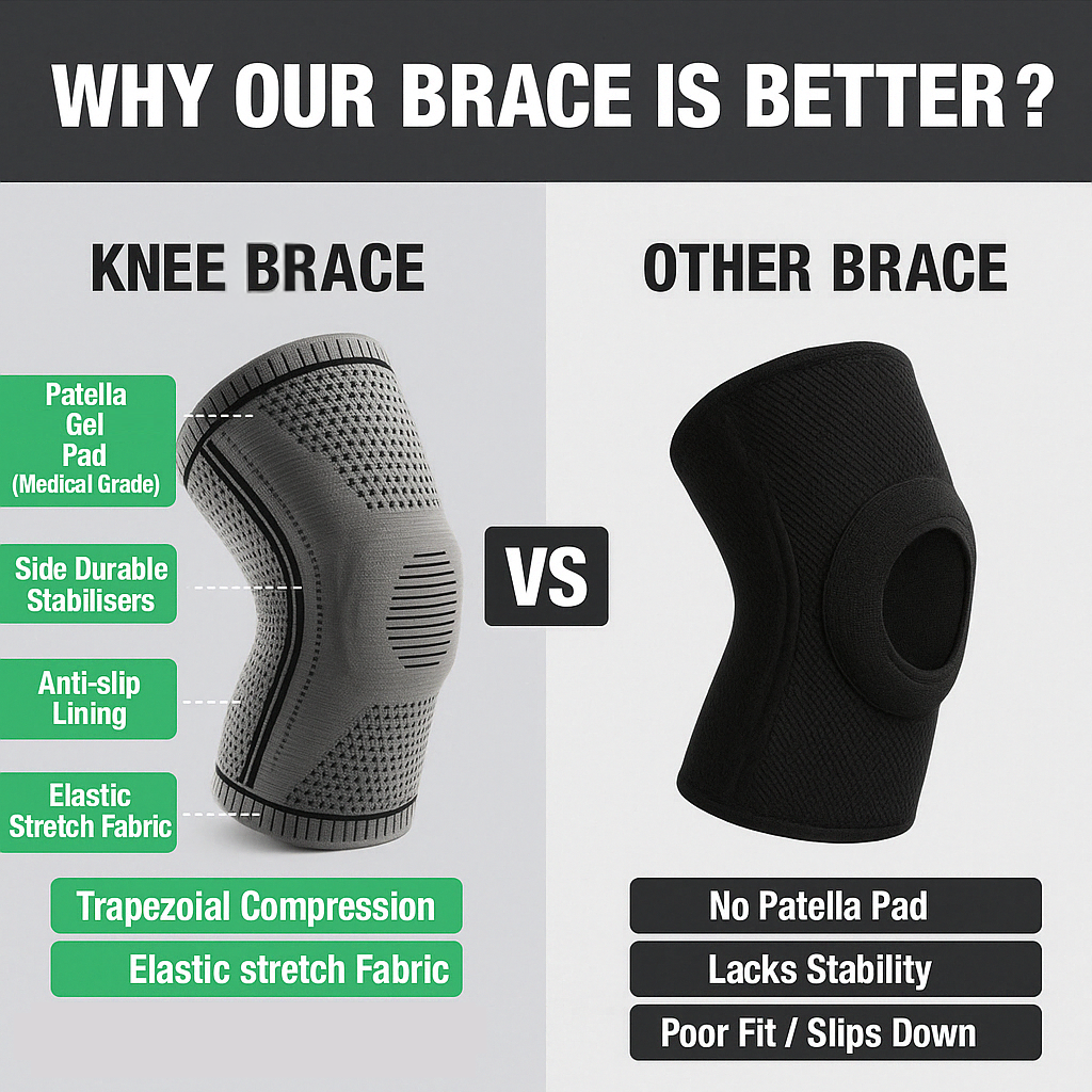 Silicone Knee Compression Brace