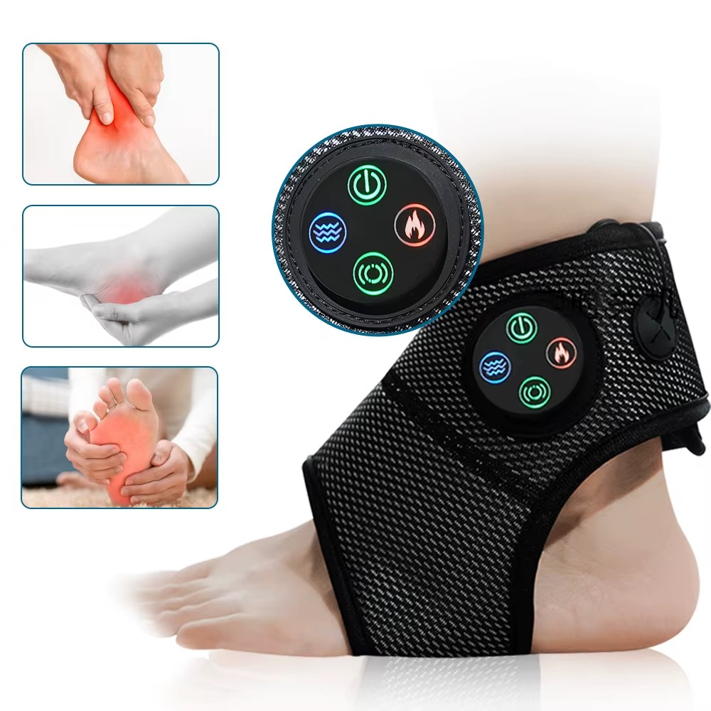 Smart Ankle Massage Brace with Heat & Vibration