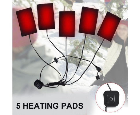 Unisex Electric Heated Vest: USB-Powered Thermal Jacket for Winter Warmth