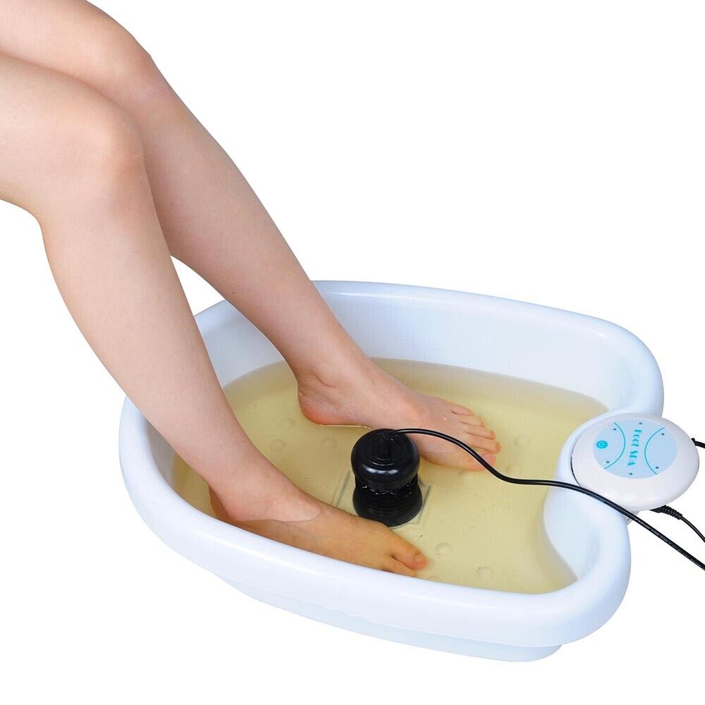 Ionic Detox Foot Spa Machine with Tub & Stainless Steel Array