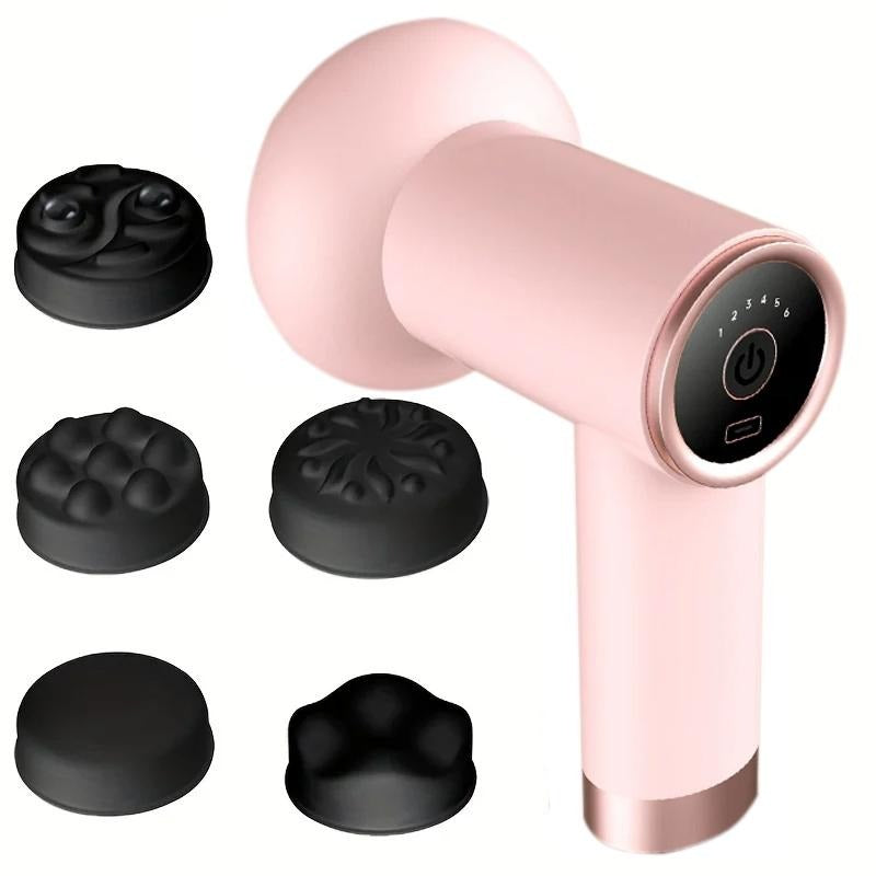 5-Head Handheld Massage Gun For Fat Pushing