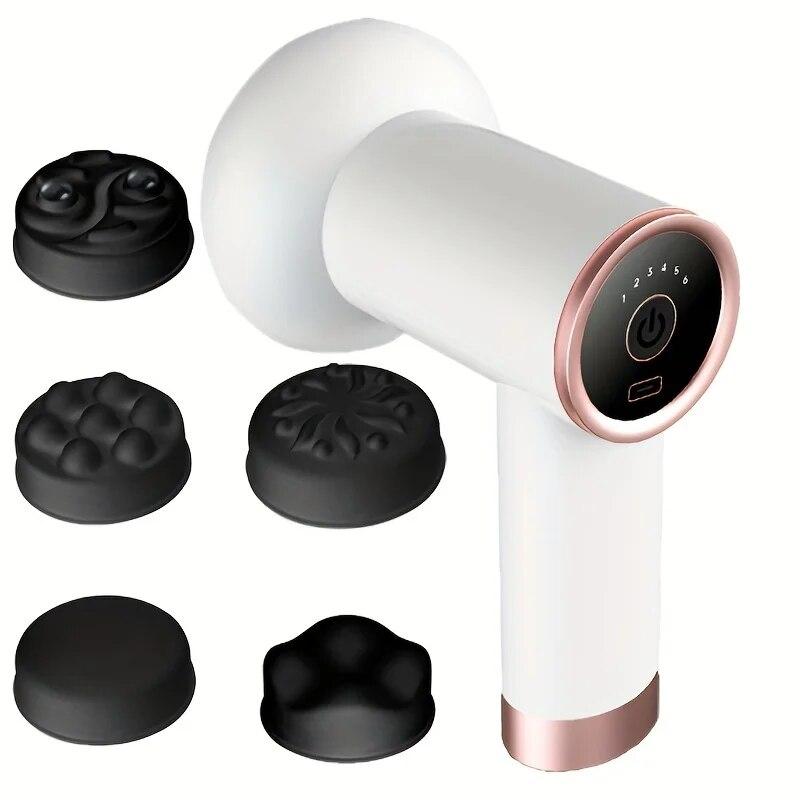 5-Head Handheld Massage Gun For Fat Pushing
