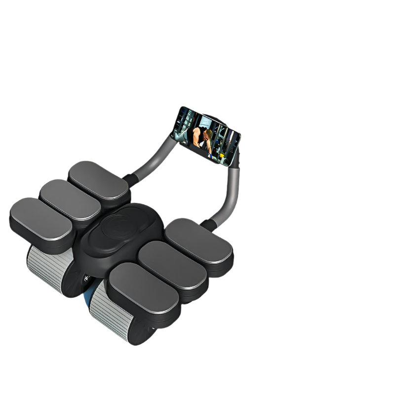 Six-Elbow Four-Wheel Automatic Rebound Abdominal Wheel\