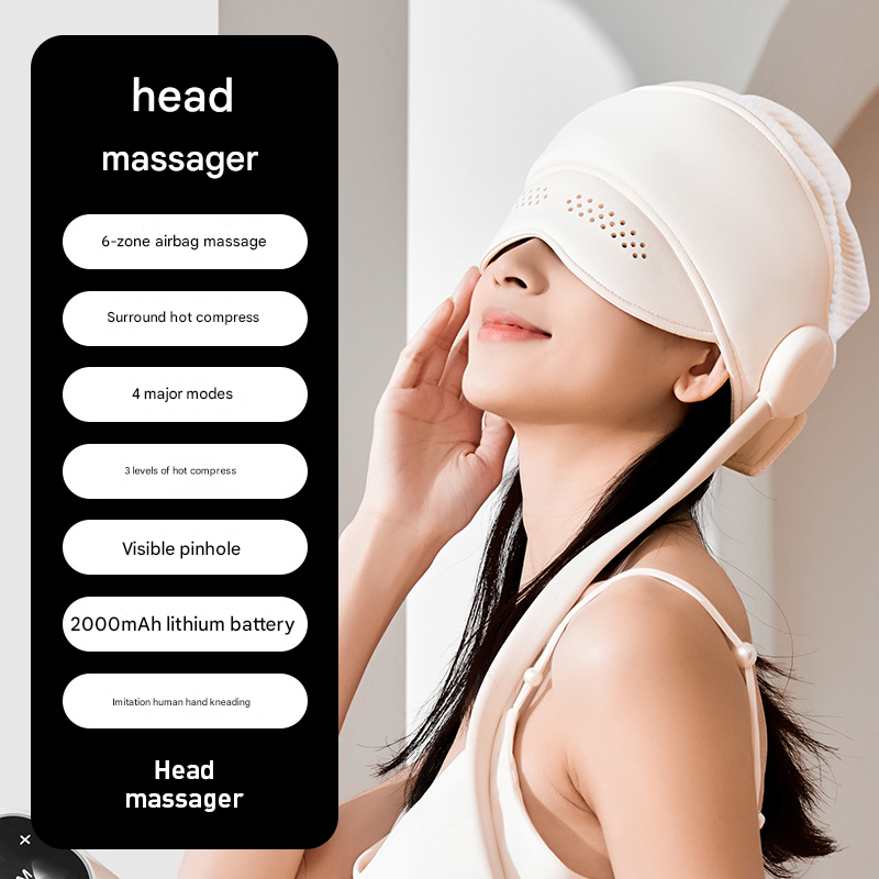 6-Zone Head and Scalp Massager
