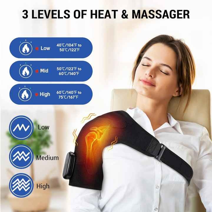 Heating Shoulder Brace Compression with Vibration