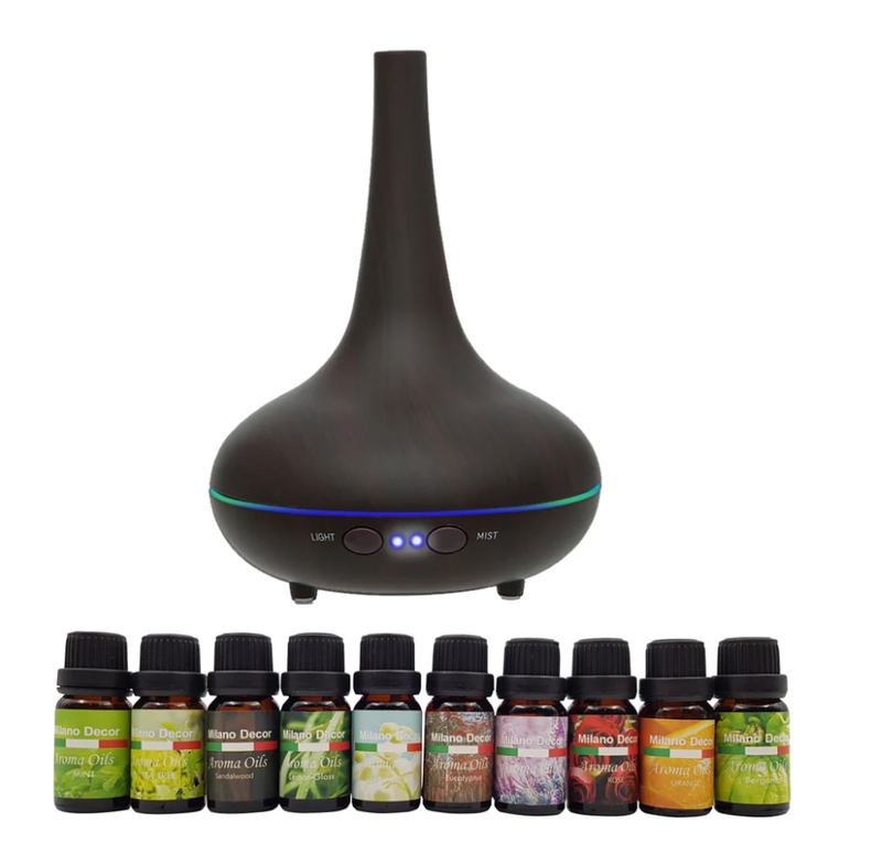 Aroma Diffuser Set With 13 Pack Diffuser Oils