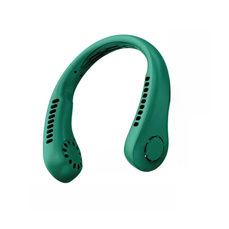 Leafless Rechargeable Hanging Neck Fan