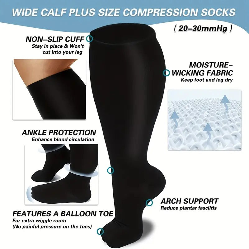 Plus Size Compression Socks