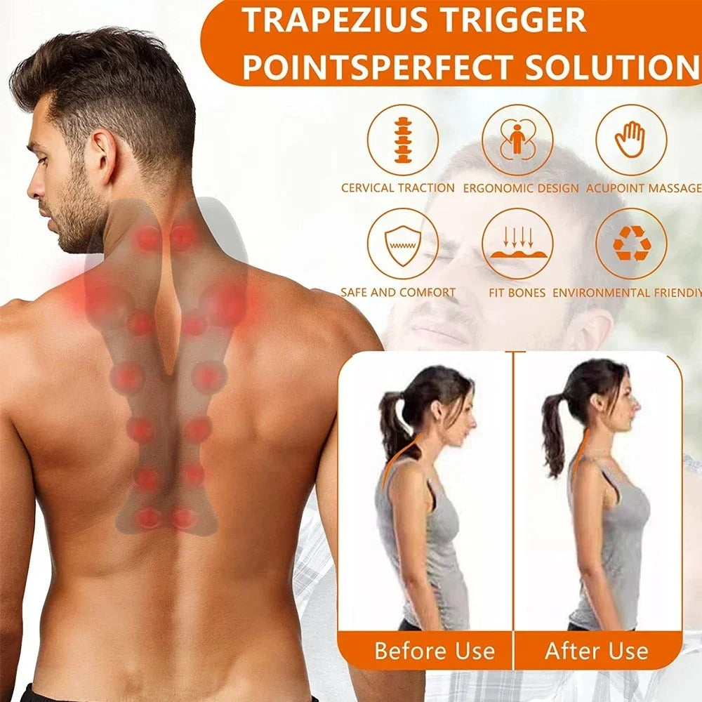 Cervical Traction Device Neck Stretcher Massager