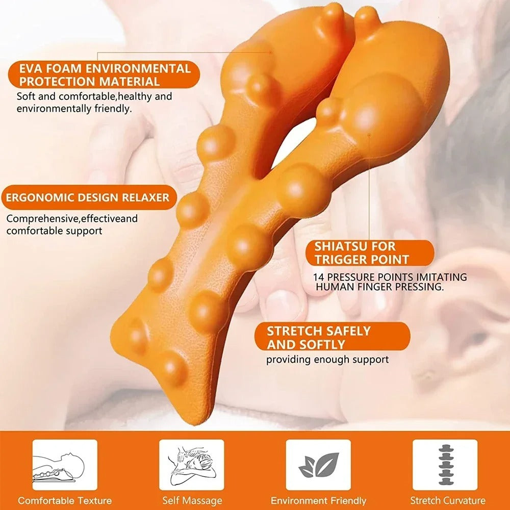 Cervical Traction Device Neck Stretcher Massager