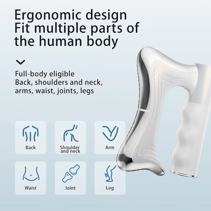 Electric Fascia Massager with Heat & Microcurrent