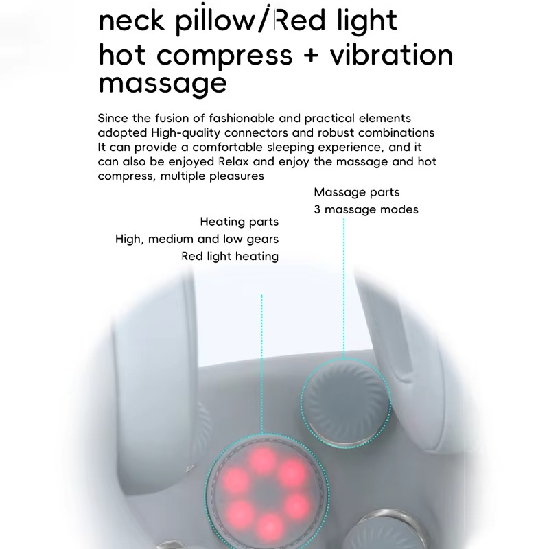Electric Neck Traction Device with Heat & Support