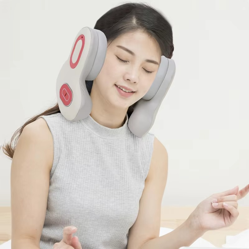 Electric Neck Traction Device with Heat & Support