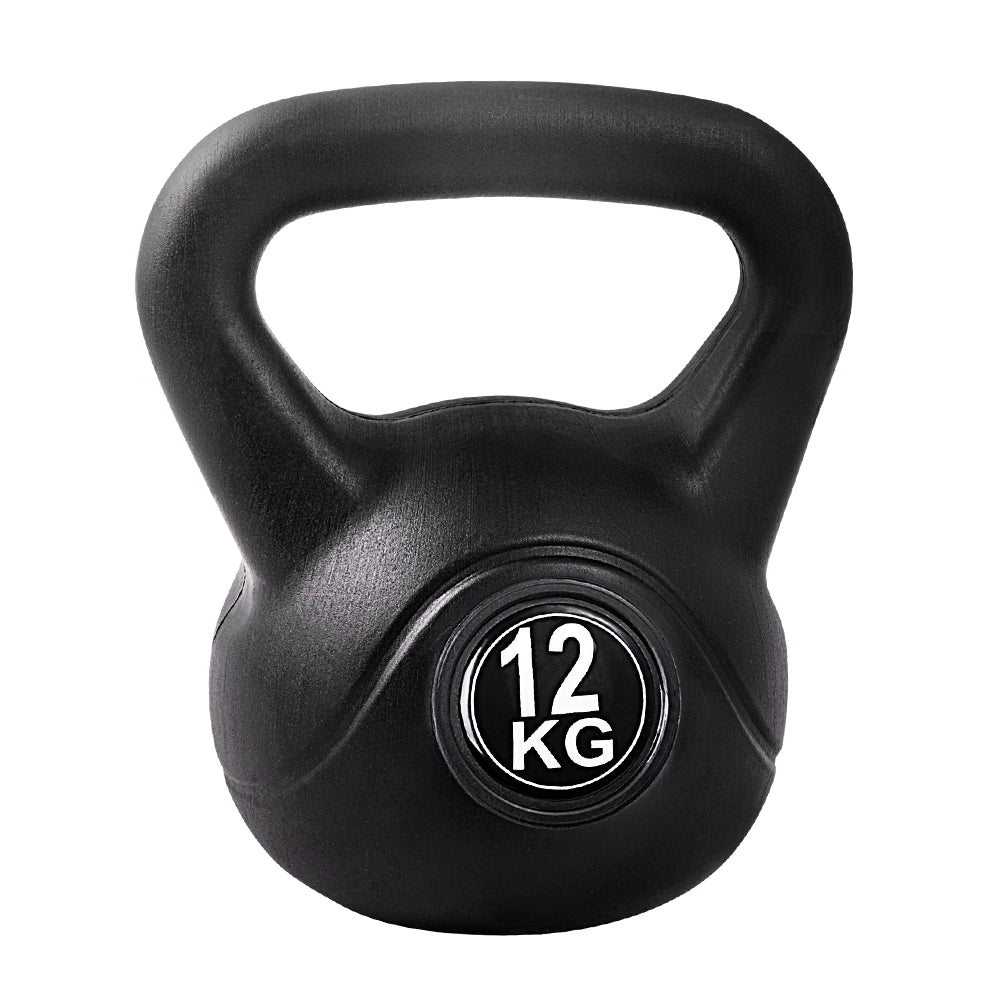 12kg Kettlebell Set Weight Lifting Bench Dumbbells