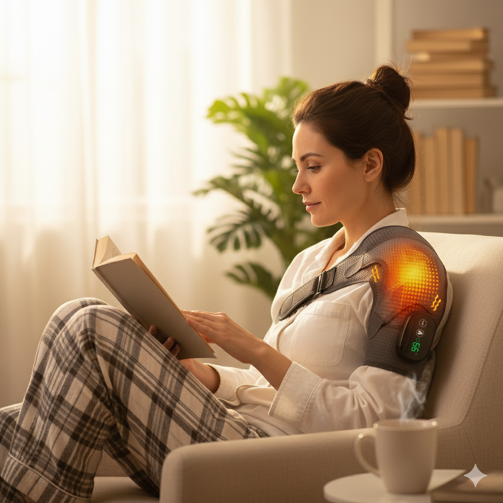 Heating Shoulder Brace Compression with Vibration