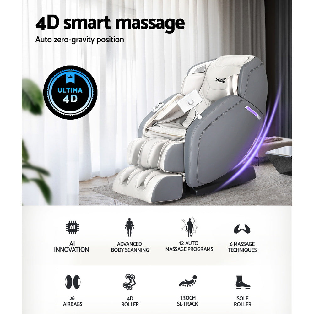 Gary – 4D Zero Gravity Massage Chair with SL-Track & Heat