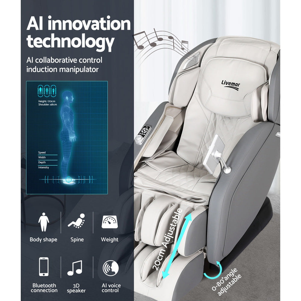 Gary – 4D Zero Gravity Massage Chair with SL-Track & Heat