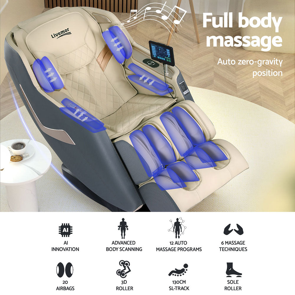Opal – 3D Massage Chair with SL-Track, Heat & Wireless Charging