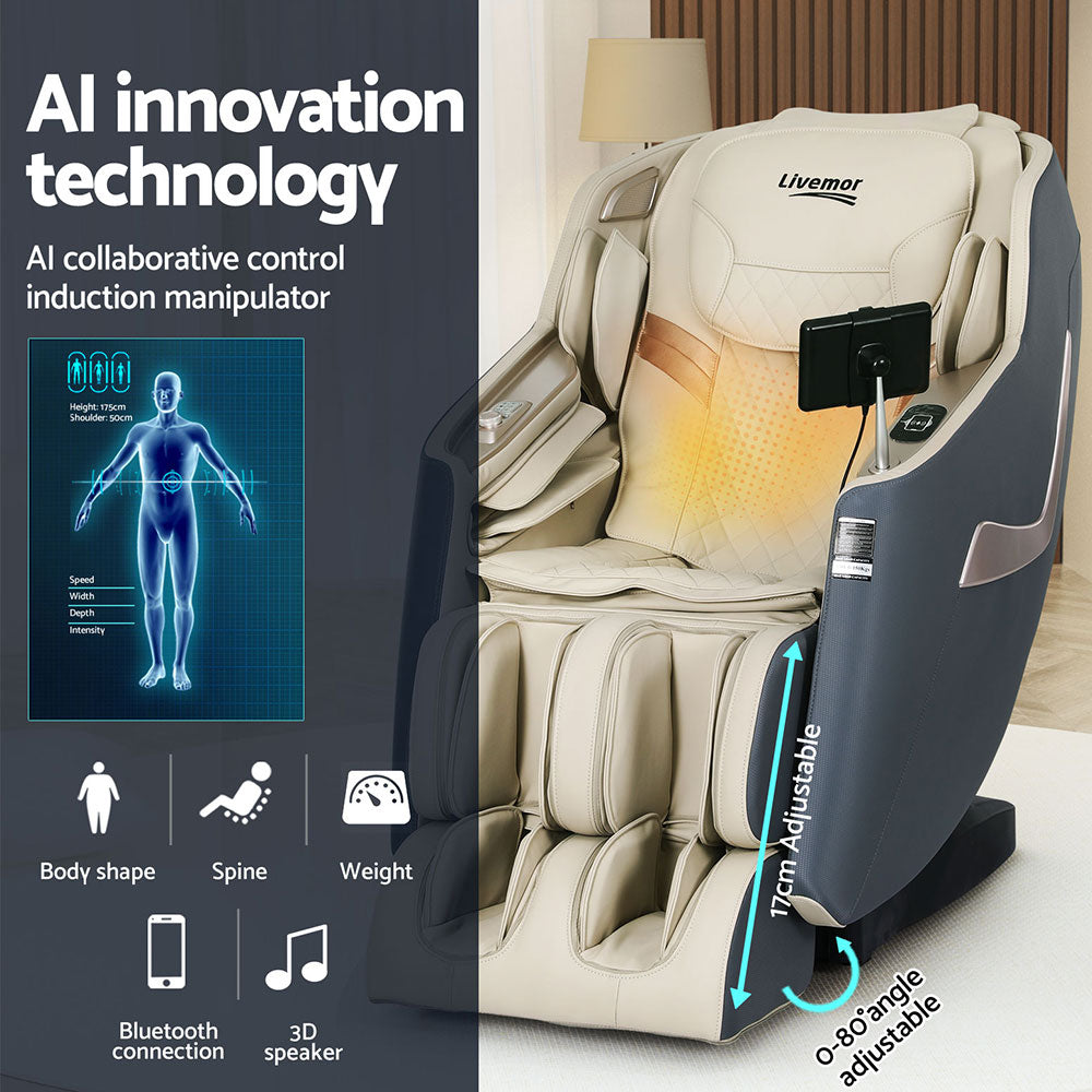 Opal – 3D Massage Chair with SL-Track, Heat & Wireless Charging