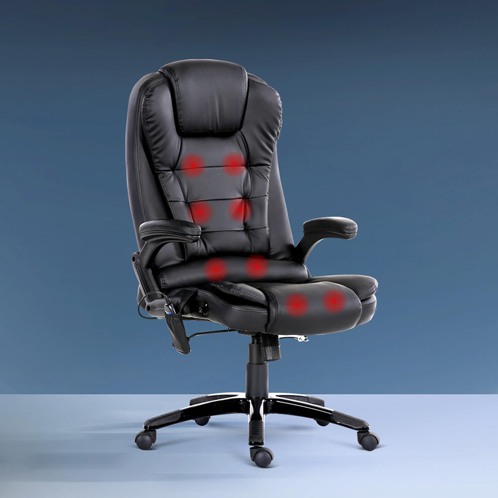 Ulrich Heated Massage Office Chair with 8 Therapeutic Zones