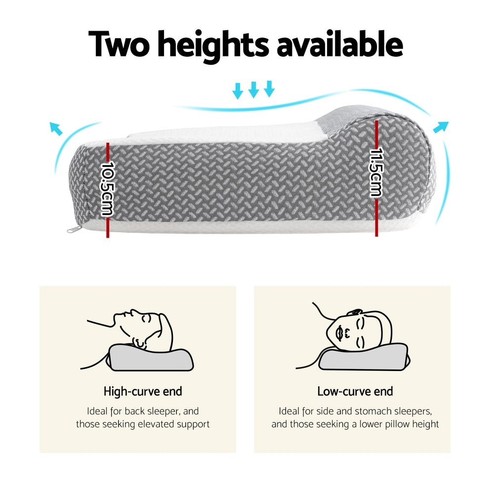Contour Memory Foam Pillow