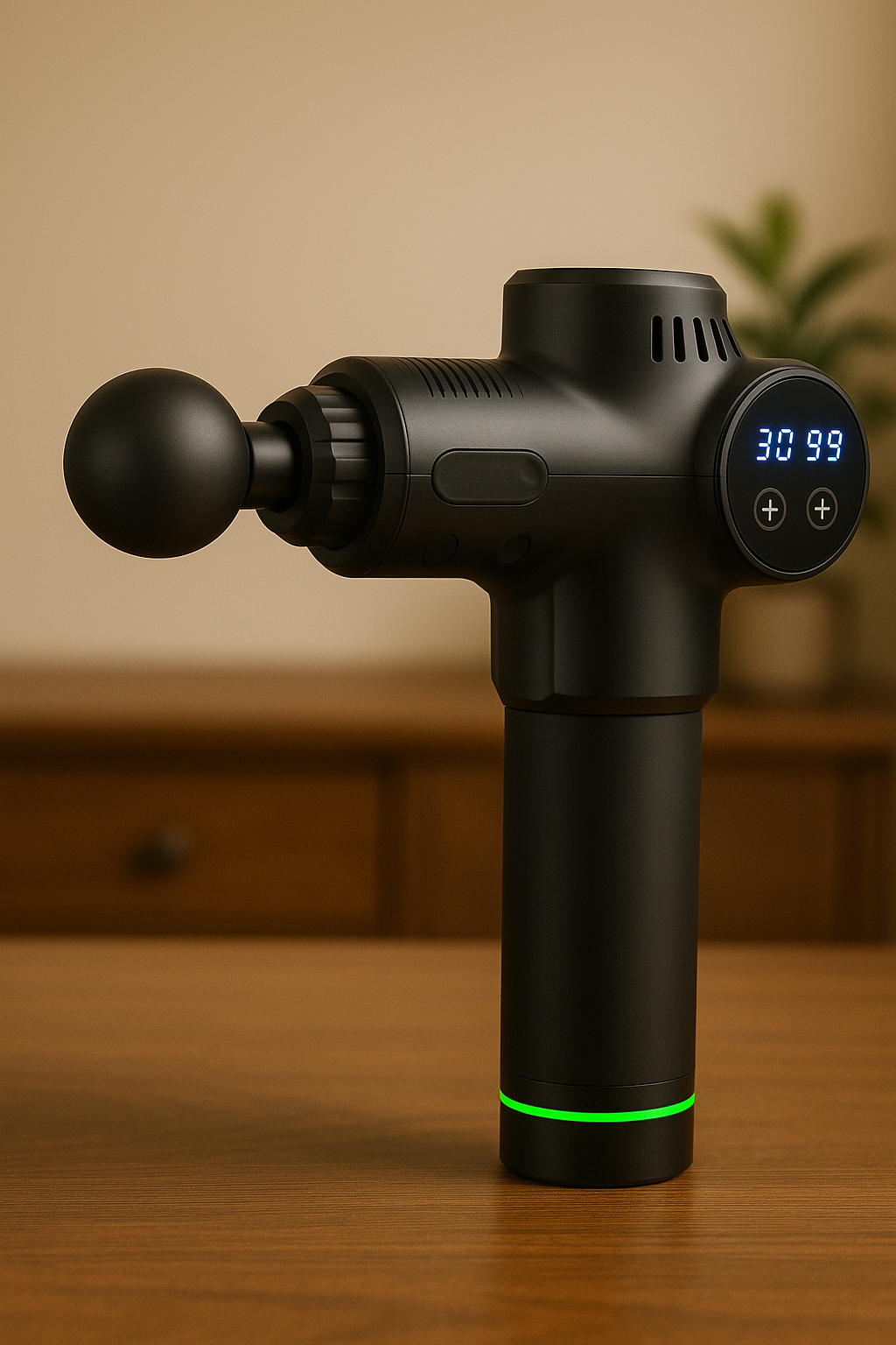 Professional Massage Gun - 30 Speeds/8 Heads - Touch Screen