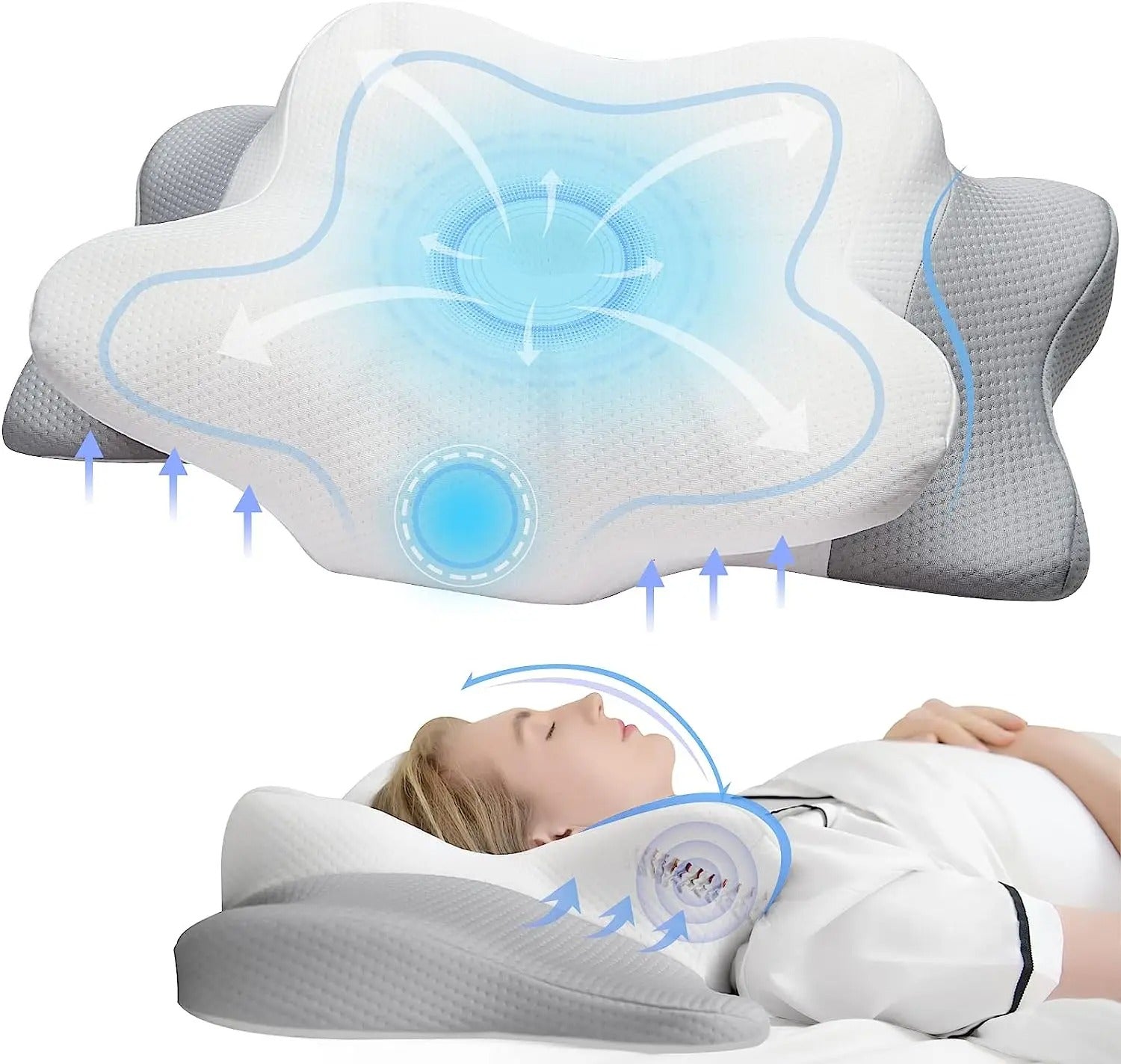 Pulatree Odourless Orthopedic Pillow 