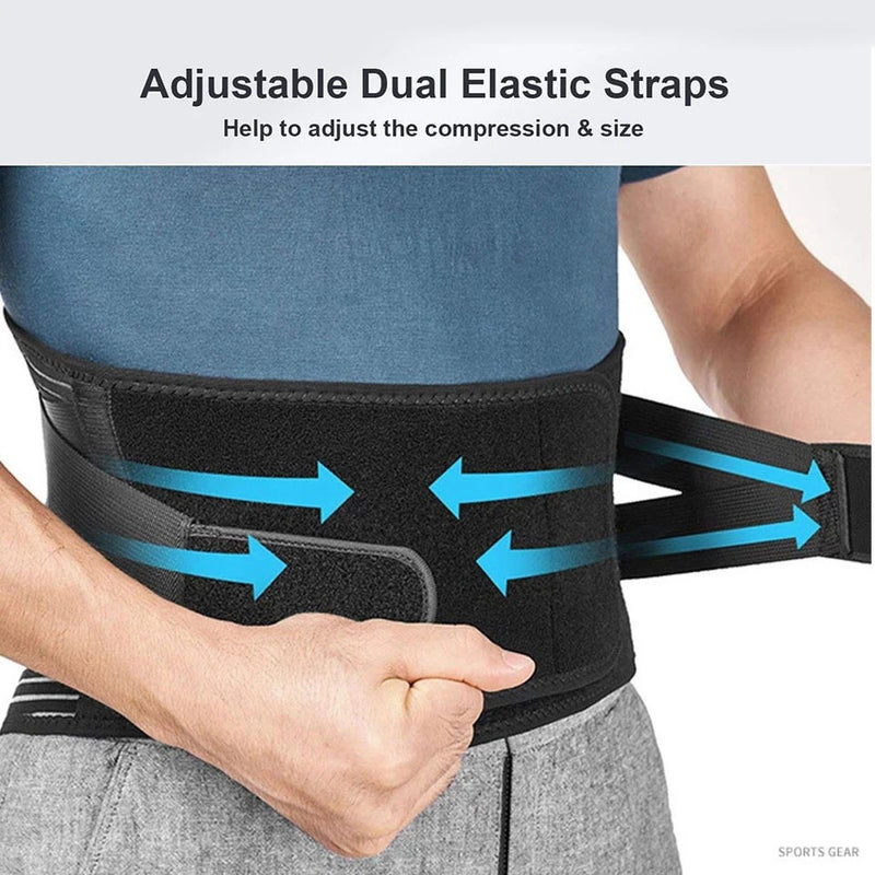 Lower Back Brace with 6 Stays Anti-skid Orthopedic Lumbar Support