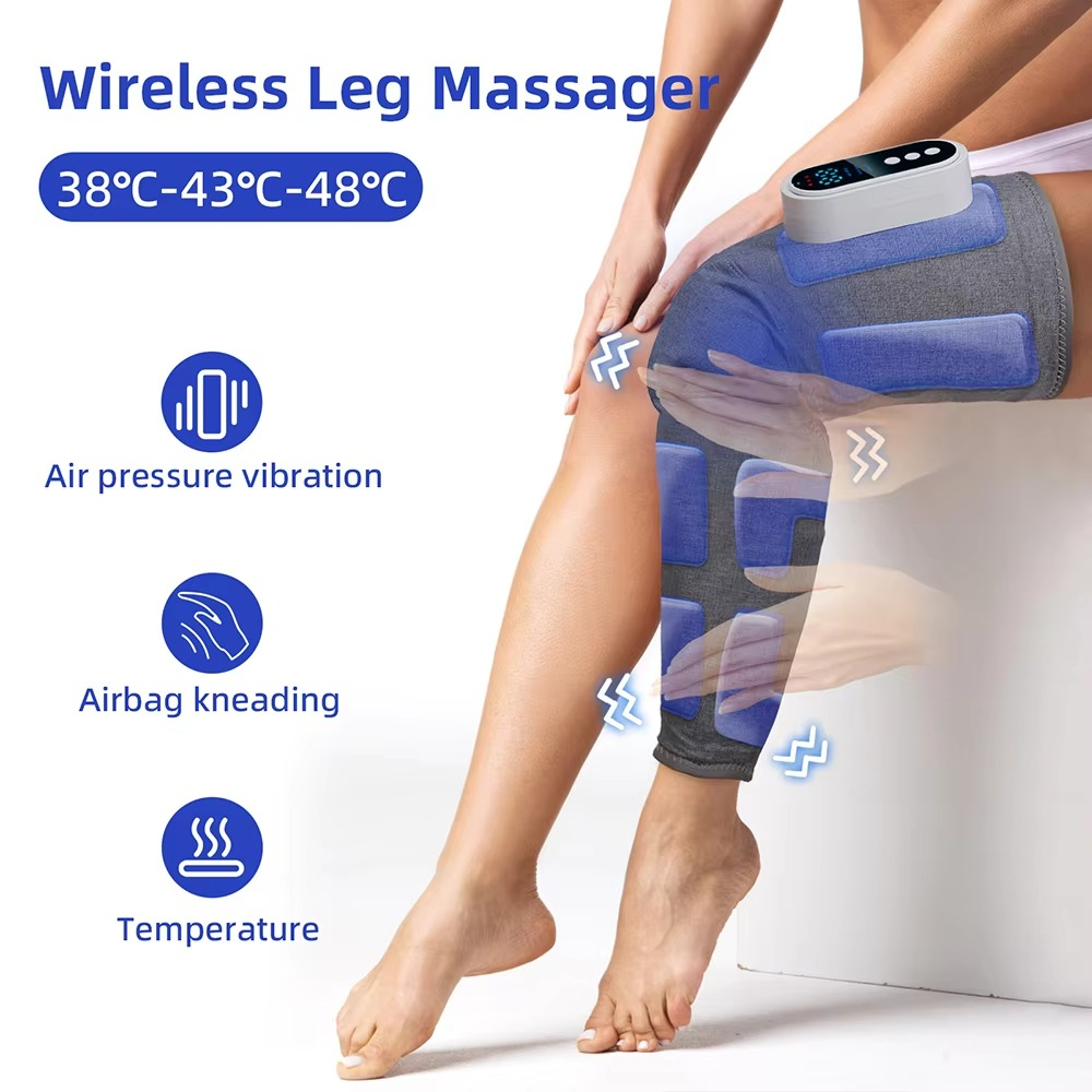 Rechargeable Air Compression Full Leg Massager