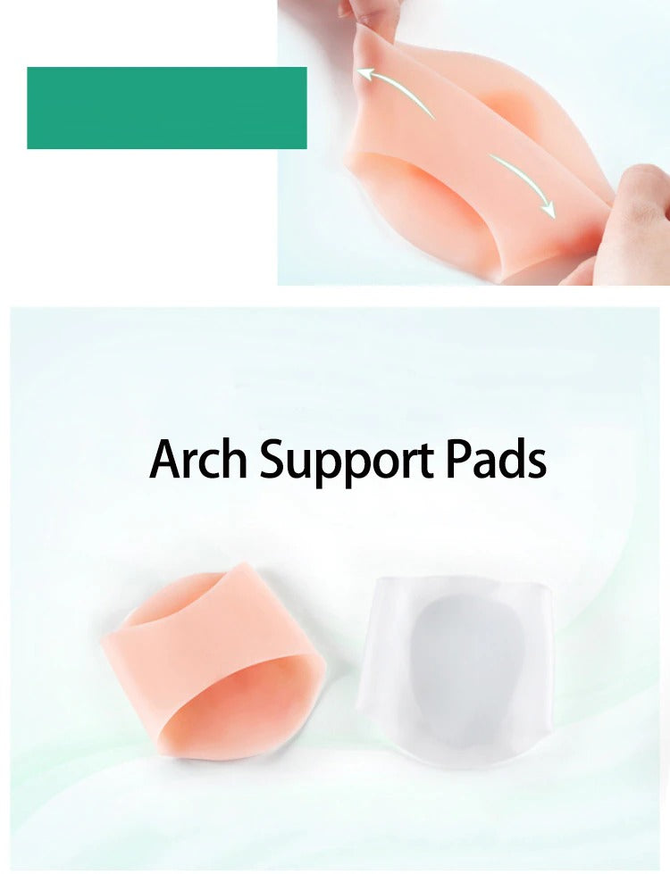 2 Pcs Foot Arch Support Flat Foot Insoles