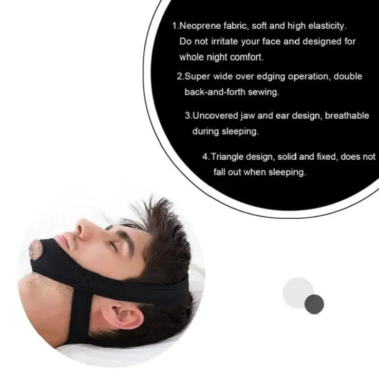 Neoprene Anti Snore Chin Strap Belt