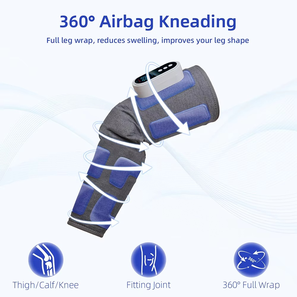 Rechargeable Air Compression Full Leg Massager