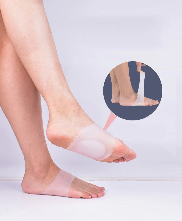 2 Pcs Foot Arch Support Flat Foot Insoles