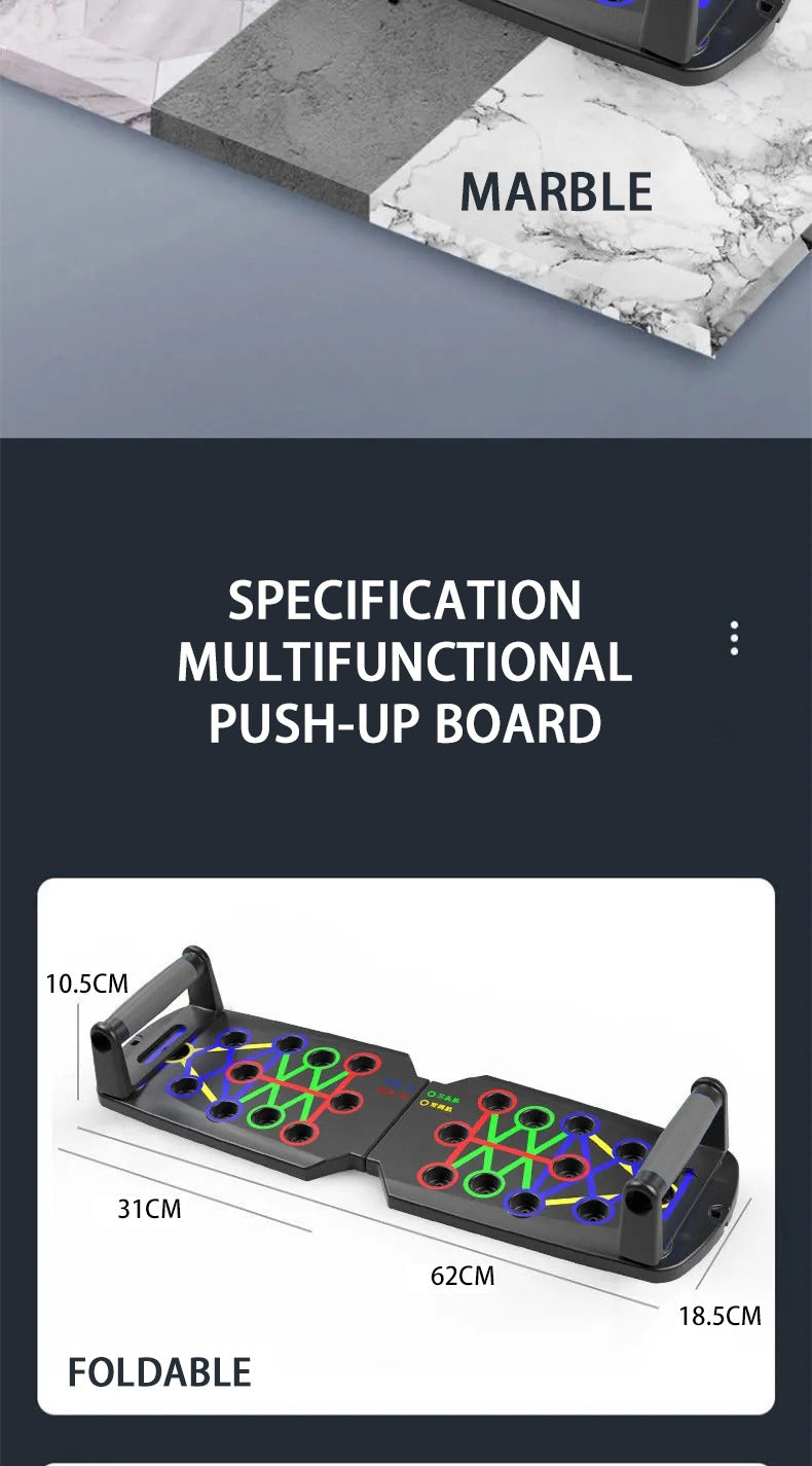 Multi Functional Folding Push Up Board