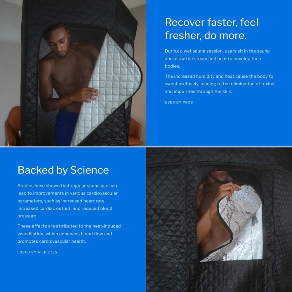 Portable Full Body Steam Sauna Tent